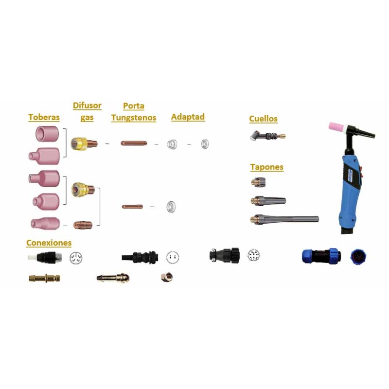 ANTORCHA SR-20 FX-4M-CUERO-50 2