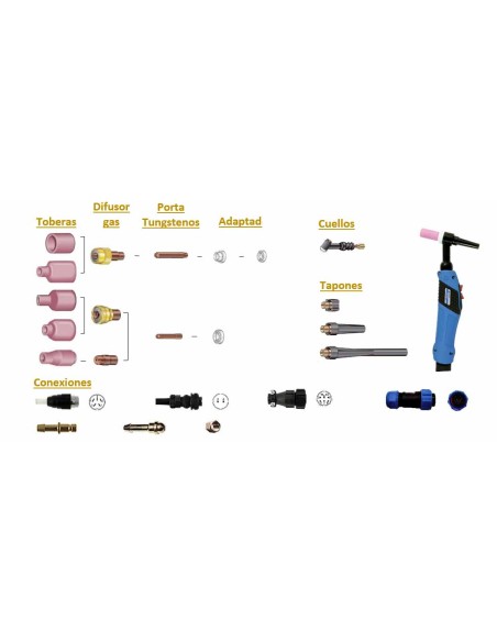 ANTORCHA SR-20 FX-8M-CUERO-50