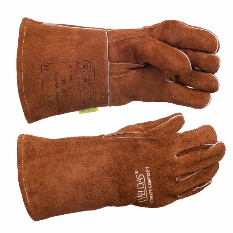 GUANTE SOLDADURA SERRAJE "LAVA BROWN" DEDO...