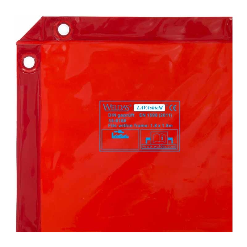 CORTINA ROJA 240X180