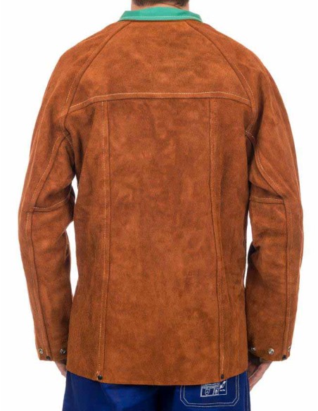 CHAQUETA SOLDADURA SERRAJE "LAVA BROWN" T-XL