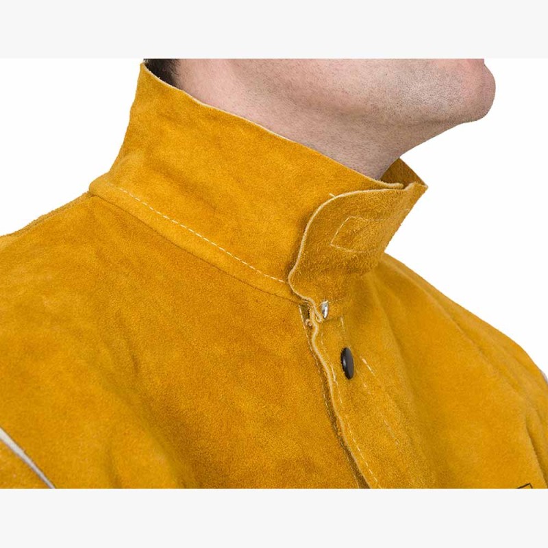 CHAQUETA SOLDADURA SERRAJE "GOLDEN BROWN" DORSO IGNIFUGO... 2
