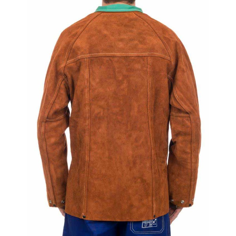 CHAQUETA SOLDADURA SERRAJE "LAVA BROWN"