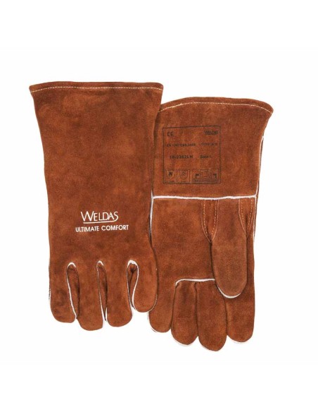 GUANTE SOLDADURA SERRAJE "LAVA BROWN" DEDO REFORZADO