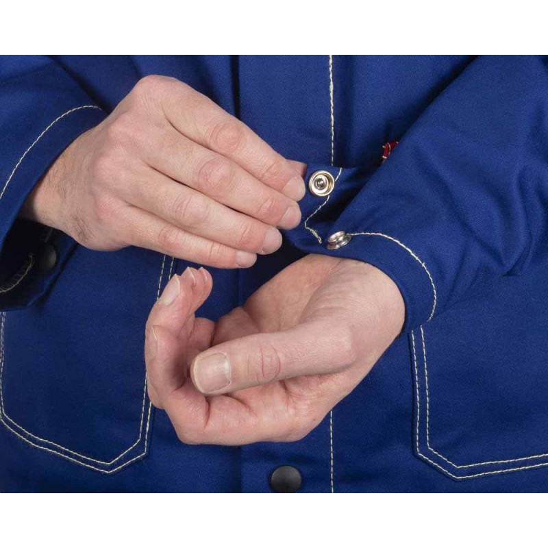 CHAQUETA IGNIF. FIRE FOX AZUL 86 CM LONG