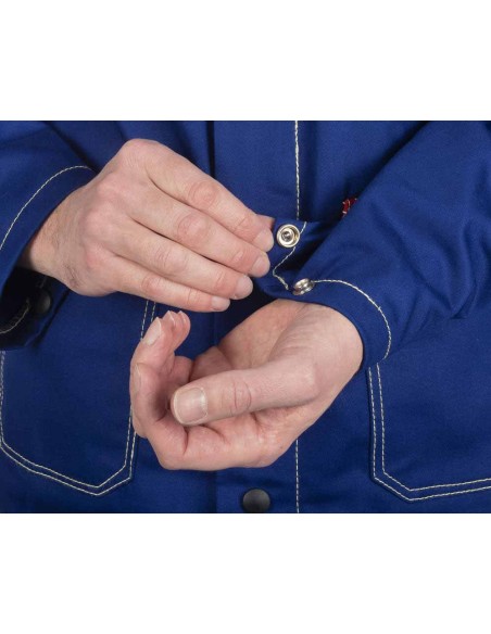 CHAQUETA IGNIF. FIRE FOX AZUL 86 CM LONG