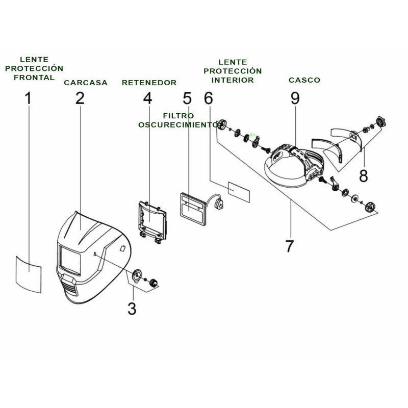 PANTALLA ESAB A20 SWARM