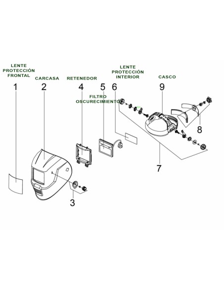 PANTALLA ESAB A20 SWARM