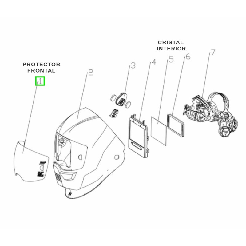 PROTECTOR FRONTAL TRANSPARENTE SENTINEL